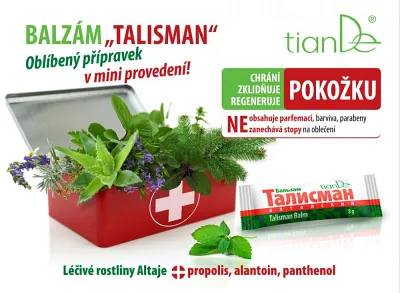 TianDe Balzam Talizman, pravda o tiande, tiande skusenosti, tiande recenzie, tiande altai, tiande kozmetika
