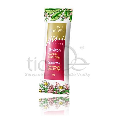 Zmäkčujúci krém na ruky Slaviton od 1,24€ - balenie, obsahuje, pagaštanu, tiande foot phytogelslaviton gel, naplaste wutong, bylinkove vlozky | TianDe
