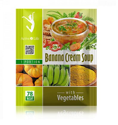 Krémová banánová polievka so zeleninou od 1,82€ - polievka, zelených, banánov, bylinne vlozky, pravda o tiande, tiande skusenosti | TianDe