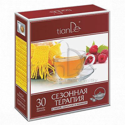 Bylinná zmes s lipou, sladkým drievkom a malinou od 5,98€ - flower, sladkého, drievka, tiande kozmetika, bylinne vlozky, pravda o tiande | TianDe