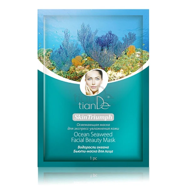 Pleťová beauty-maska s morskými riasami od 1,5€ - hydratácie, ďalšie, obnovuje, online office, moje tiande, katalogy | TianDe