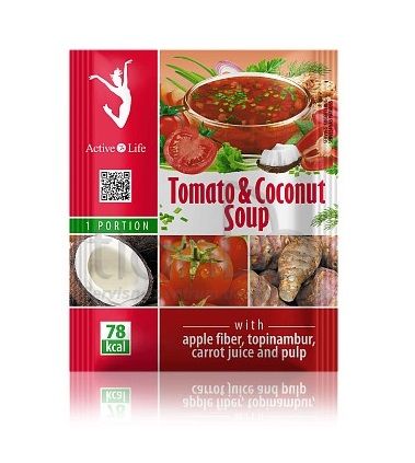Paradajková polievka s kokosom od 1,82€ - polievka, obsahuje, prášok, kozmetika, online office, moje tiande | TianDe