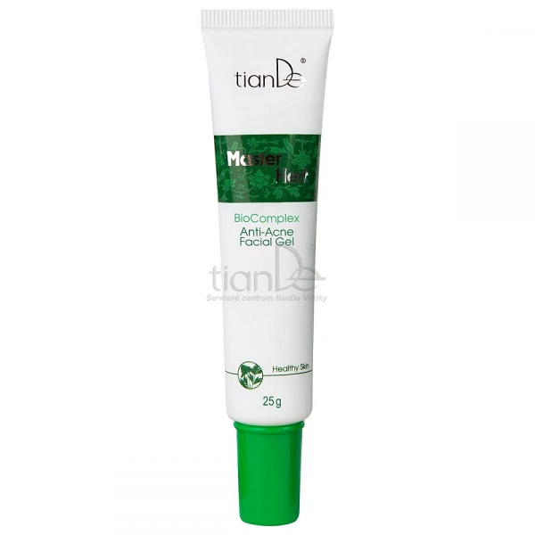 BioComplex pleťový gél proti akné od 11,51€ - fytokorekcia, problematickej, pletikorekčný, tiande foot phytogelslaviton gel, naplaste wutong, bylinkove vlozky | TianDe