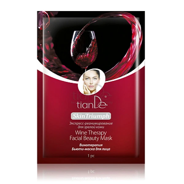 Pleťová beauty-maska Vínna terapia od 1,5€ - bleskurýchla, resuscitácia, zrelej, tiande prihlasenie, tiande online office, tiande katalog | TianDe